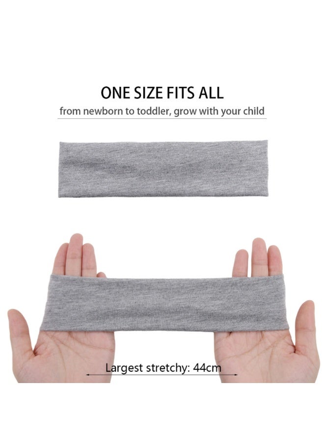 Lesha 6 Pcs Sports Headbands Non Slip Soft Cotton Sport Elastic Hairbands for Men and Women, Thin Summer Headband, Soft Cotton Hair Bands for Yoga, Workout, Running, Cycling - Image 5