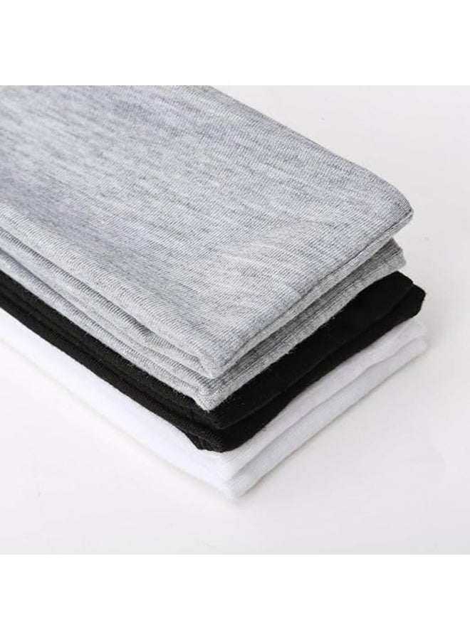 Lesha 6 Pcs Sports Headbands Non Slip Soft Cotton Sport Elastic Hairbands for Men and Women, Thin Summer Headband, Soft Cotton Hair Bands for Yoga, Workout, Running, Cycling - Image 3