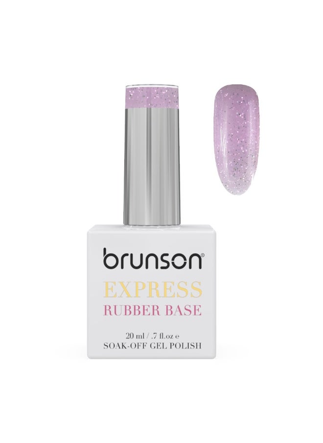 brunson Rubber Base Gel Nail Polish 20Ml - French Rubber Base Coat Long-Lasting, Durable And Chip-Resistant Nail Strengthener Gel Nail Polish Base Coat For Manicure And Pedicure 