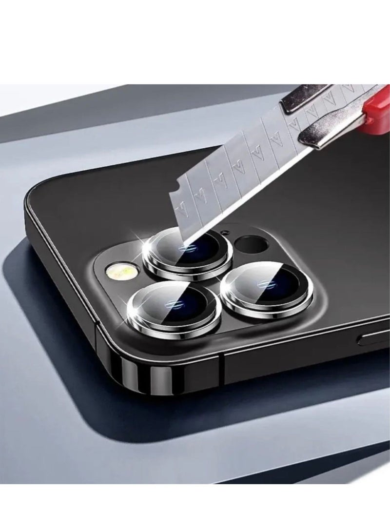 Anti-scratch Tempered Glass Camera Cover For iPhone13 Pro / 13 Pro Max Black - Image 4