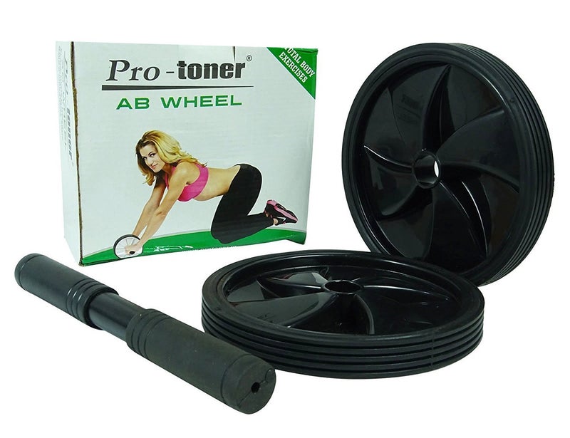 Protoner Double Exercise Wheel with Knee mat - Image 1