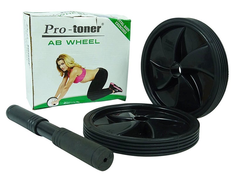 Protoner Double Exercise Wheel with Knee mat - Image 3