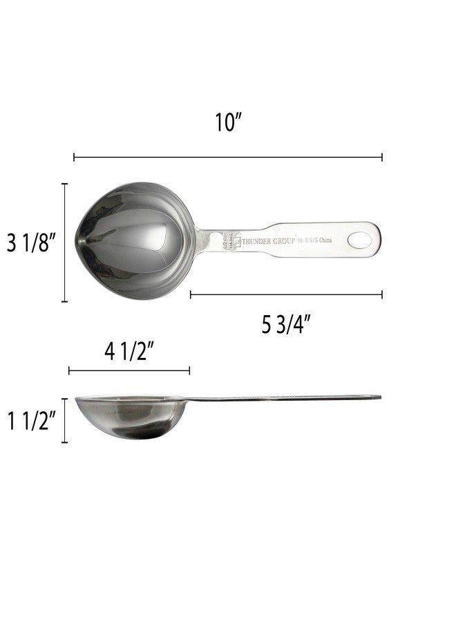 Thunder Group 1/2-Cup Heavy Duty Measuring Scoop, 10-Inch - Image 3