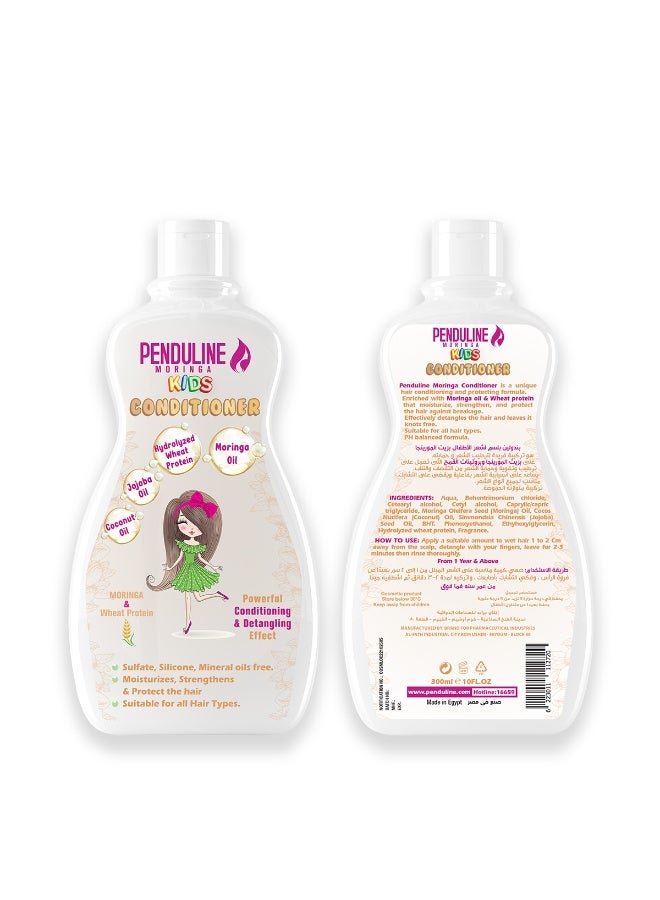 Penduline Moringa Kids Conditioner | Gentle Cleansing & Frizz Control |Nourishing & Moisturizing |for Silky & Oily hair |300 Ml - Image 3