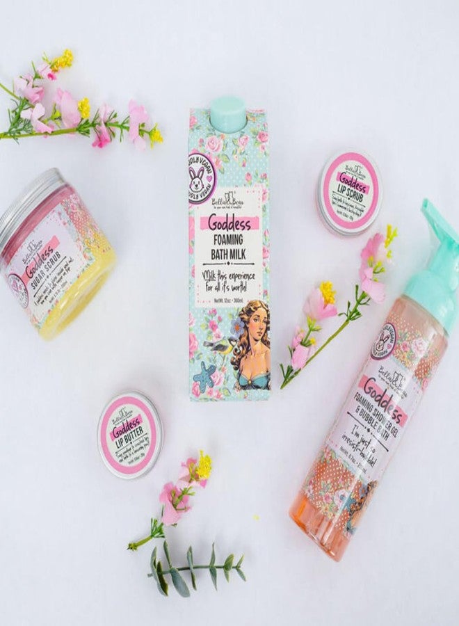 Bella and Bear Bella & Bear Goddess Mega Bath & Body Gift Set with Foaming Shower Gel & Bubble Bath, Bath Milk, Body Scrub & Lip Scrub and Lip Butter - Gift for Women - Image 2