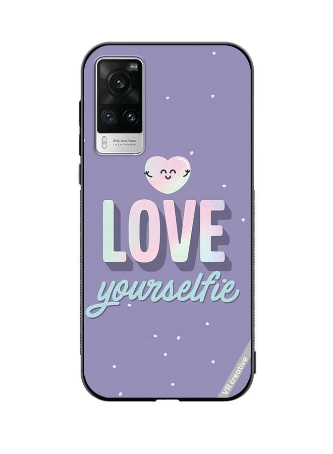 VR CREATIVE Protective Case Cover For Vivo X60 Pro Love Yourselfie Design Multicolour - Image 1
