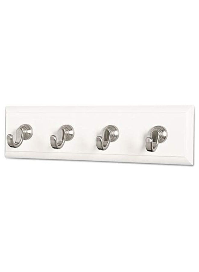 Command - Command HOM18Q Quartz Key Rail. Metal color. 1 rail and 6 strips/pack - Image 1