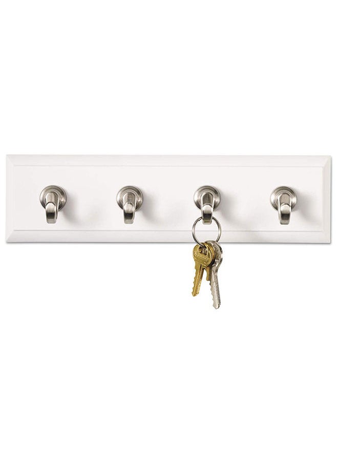 Command - Command HOM18Q Quartz Key Rail. Metal color. 1 rail and 6 strips/pack - Image 1