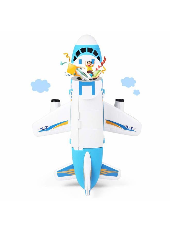 Tuko (Blue) - Tuko Transport Cargo Aeroplane Car Toy Play Set Kids (Blue) - Image 5