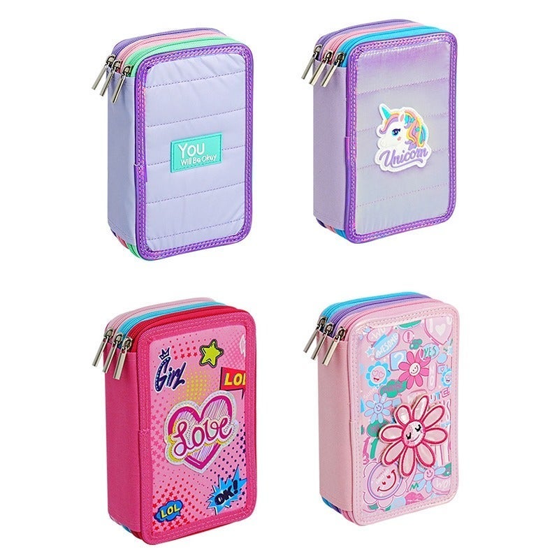 Large Capacity Solid Color Pencil Case 52 Colors Student Pen Bag School Stationery Pouch Durable Storage Bag for Art Drawing Painting Office School Supplies - Image 5