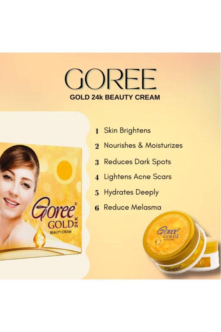 Goree Gold 24k Beauty Cream - 2piese - Image 2
