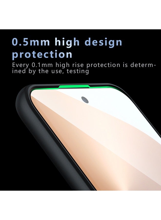 Case for Huawei Pura 80 Pro 5G, Frosted Translucent Back Protective Slim Phone Cover, Anti-Fingerprints, Anti-Fall Drop Protection, Shockproof Case for Huawei Pura 80 Pro 5G (Black) - Image 5