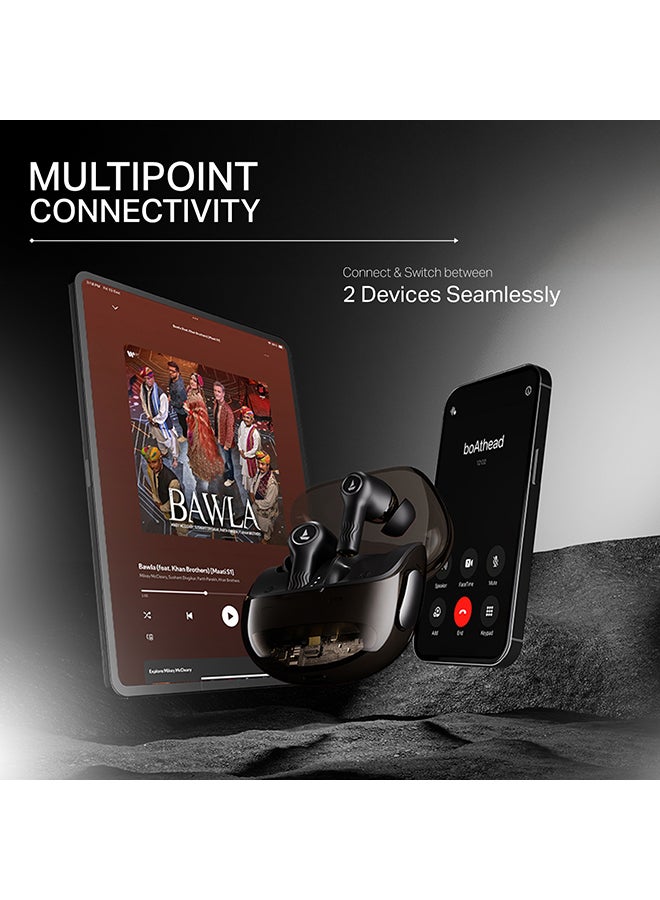 Boat Nirvana Crystl Anc Tws Earbuds - Quantum Black