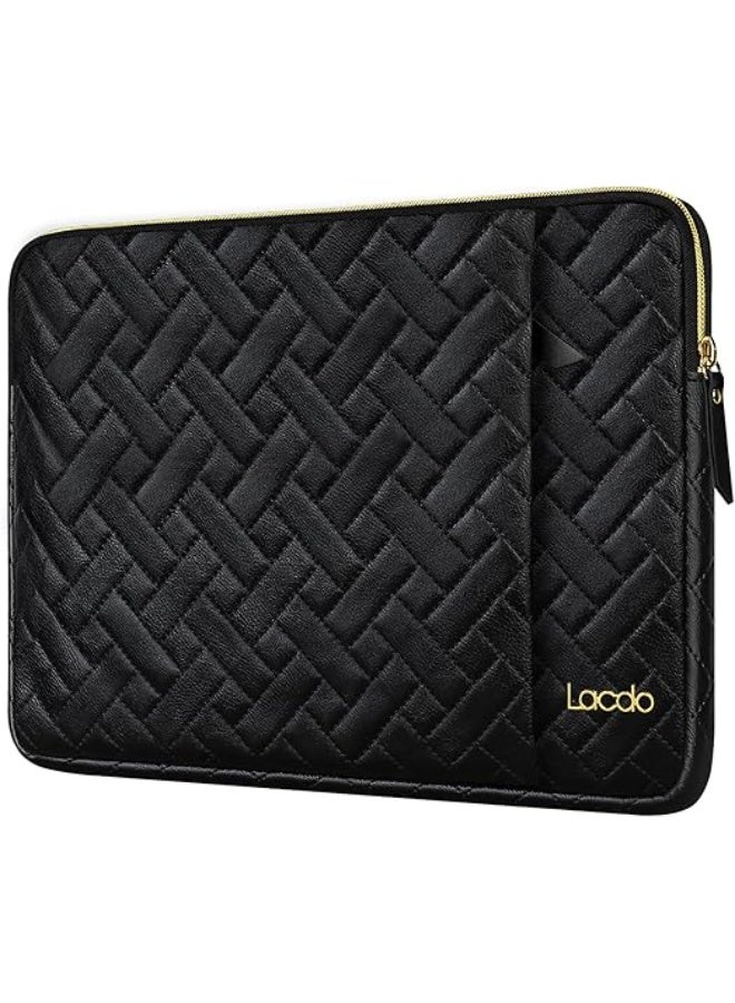 Lacdo 15-15.6 Inch Laptop Sleeve Case for Acer HP Lenovo Dell ASUS Laptop, Acer Aspire 15, HP Pavilion/Envy 15, Dell Latitude 15, Lenovo ThinkPad/IdeaPad 15, ASUS Zenbook/Vivobook Computer Bag - Image 1