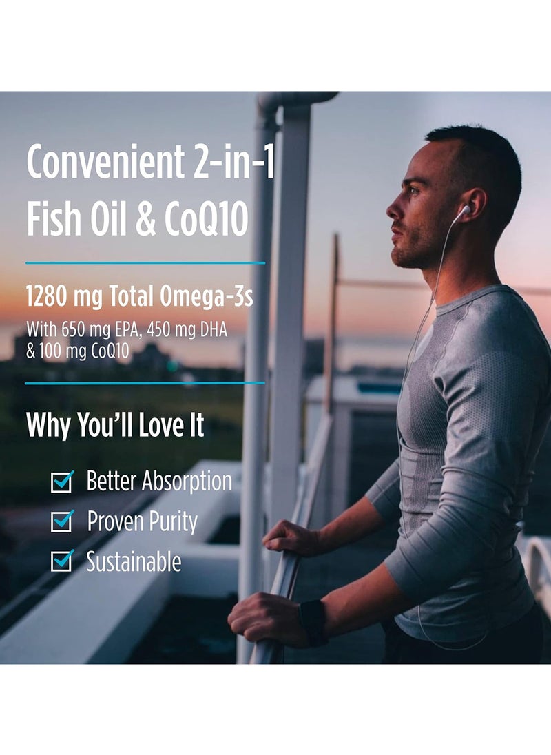 NORDIC NATURALS - Ultimate Omega Purified Fish Oil Plus Coq10 1000 Mg. 60 - Image 1