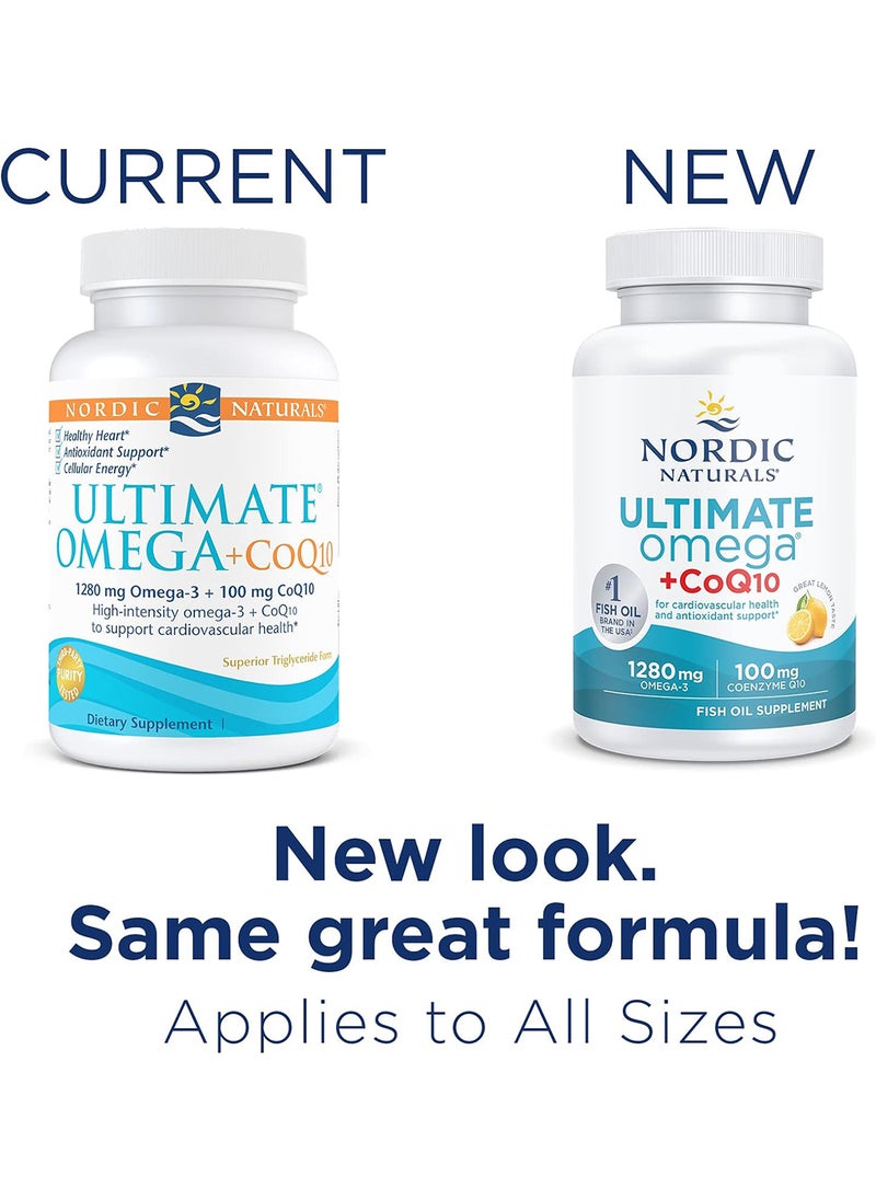 NORDIC NATURALS - Ultimate Omega Purified Fish Oil Plus Coq10 1000 Mg. 60 - Image 1
