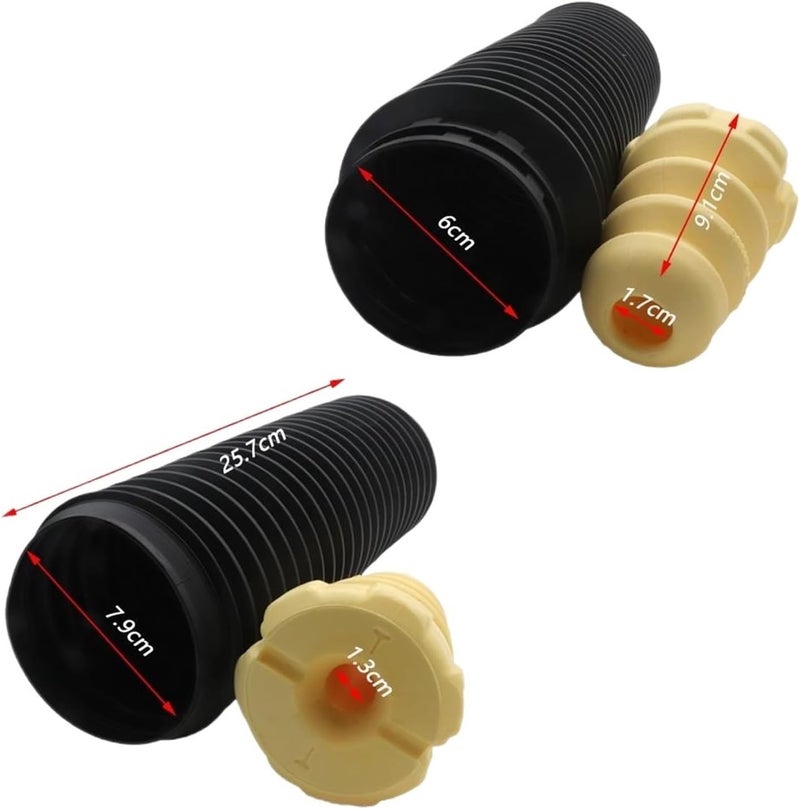 Yurefax Rear Dust Cover Air Shock Absorber Bellow Boot Set for Hyundai Tucson - Image 2