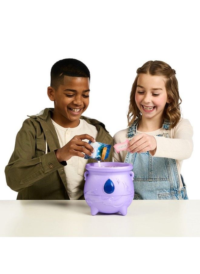 Magic Mixies - Color Surprise Magic Cauldron. Reveal A Mixie Plushie From The Fizzing Cauldron And Discover 6 Magical Color Change Surprises Styles May Vary Nonelectronic - Image 1