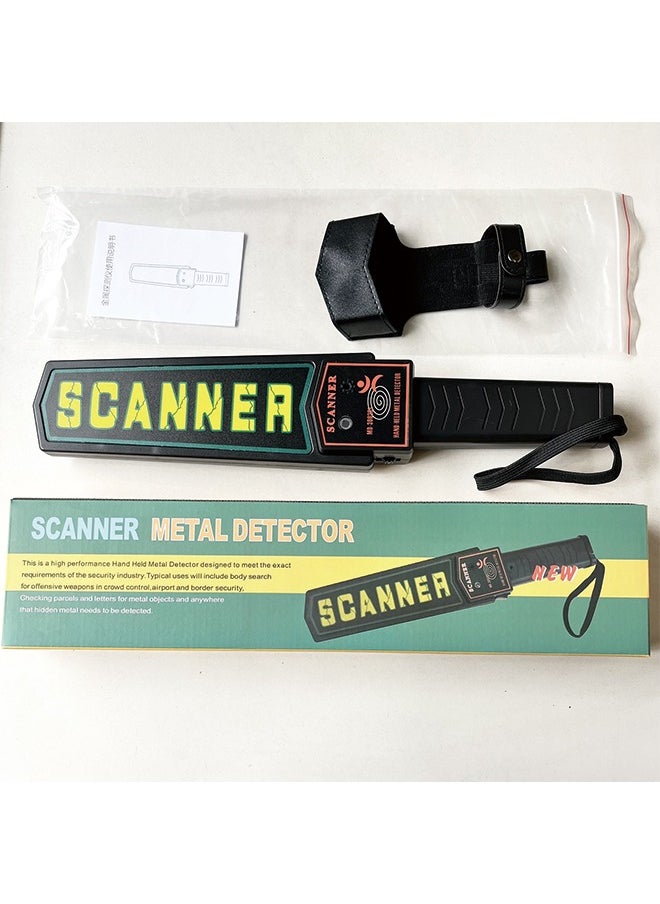 Generic - MD3003B1 Handheld Metal Detector Security Scanner – Single Switch Operation with Dual Alarm Modes: Sound, Light, and Vibration,Railway Station Airport Security Handheld Metal Detector - Image 1