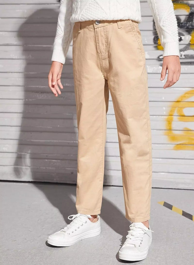 Boys Slant Pocket Straight Leg Jeans - Image 1