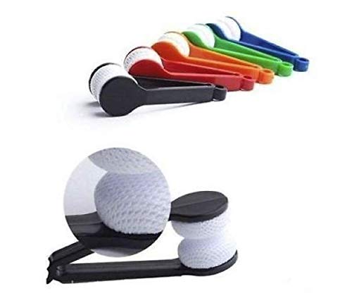 LASSUM LASSUM 5 PCS Mini Sun Glasses Eyeglass Microfiber Spectacles Cleaner Soft Brush Cleaning Tool Microfiber Eyeglasses Cleaner Cleaning Clip  - Image 2