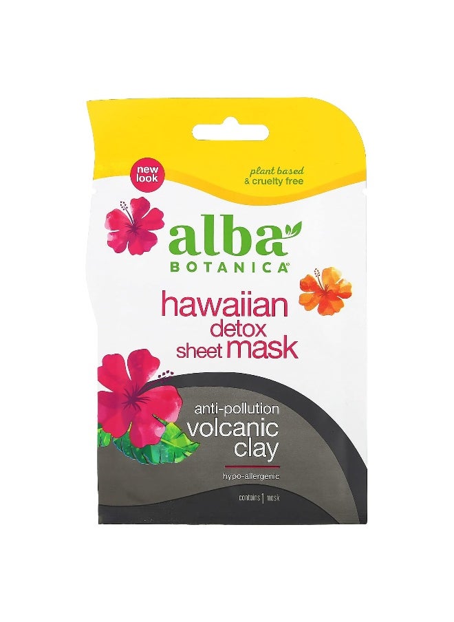 Alba Botanica Alba Botanica, Hawaiian Detox Sheet Beauty Mask, 1 Sheet  - Image 1