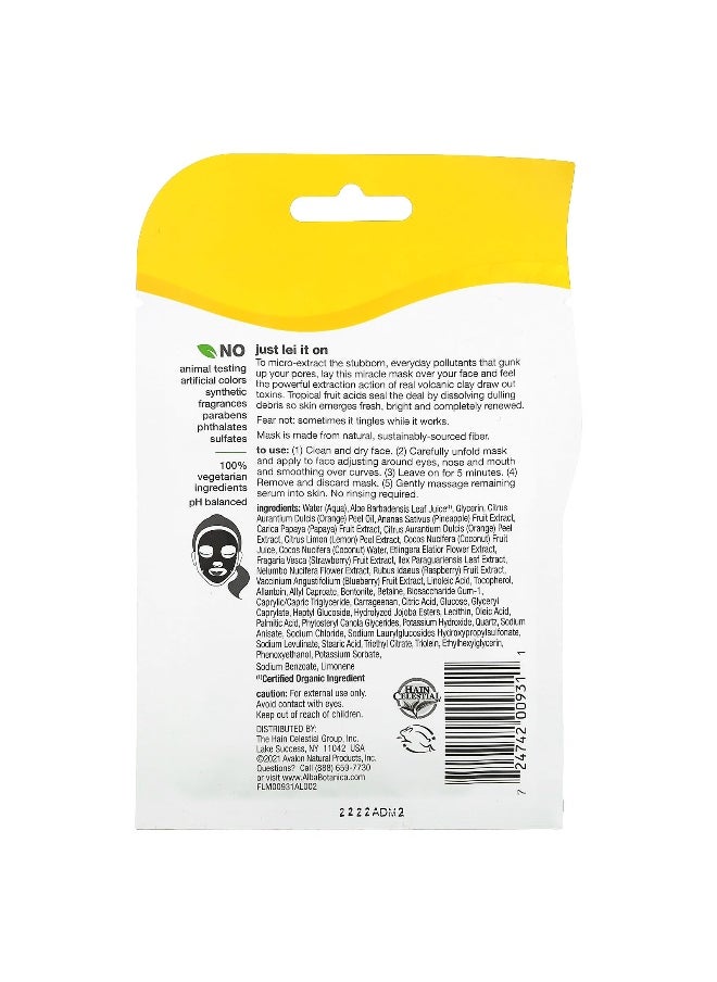 Alba Botanica Alba Botanica, Hawaiian Detox Sheet Beauty Mask, 1 Sheet  - Image 2