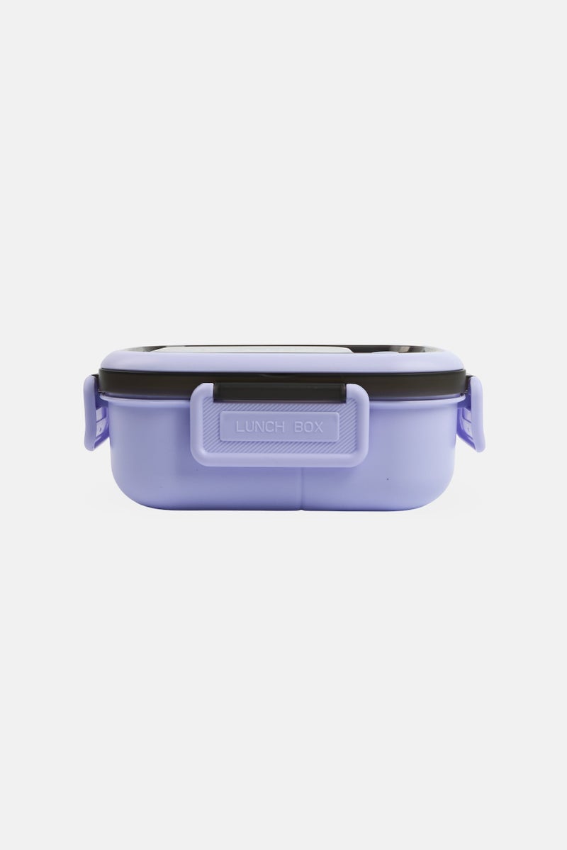 YAH Creation Bento Lunch Box With Sauce Box, Lavender - Image 1
