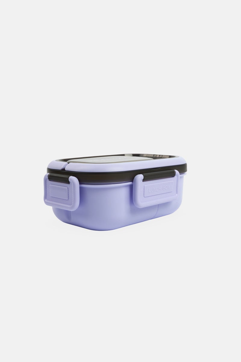 YAH Creation Bento Lunch Box With Sauce Box, Lavender - Image 2