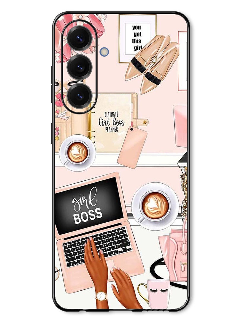 Theodor Case Compatible with Samsung Galaxy A57 Protection Shockproof Bumper Cover Girl Boss Item - Image 1