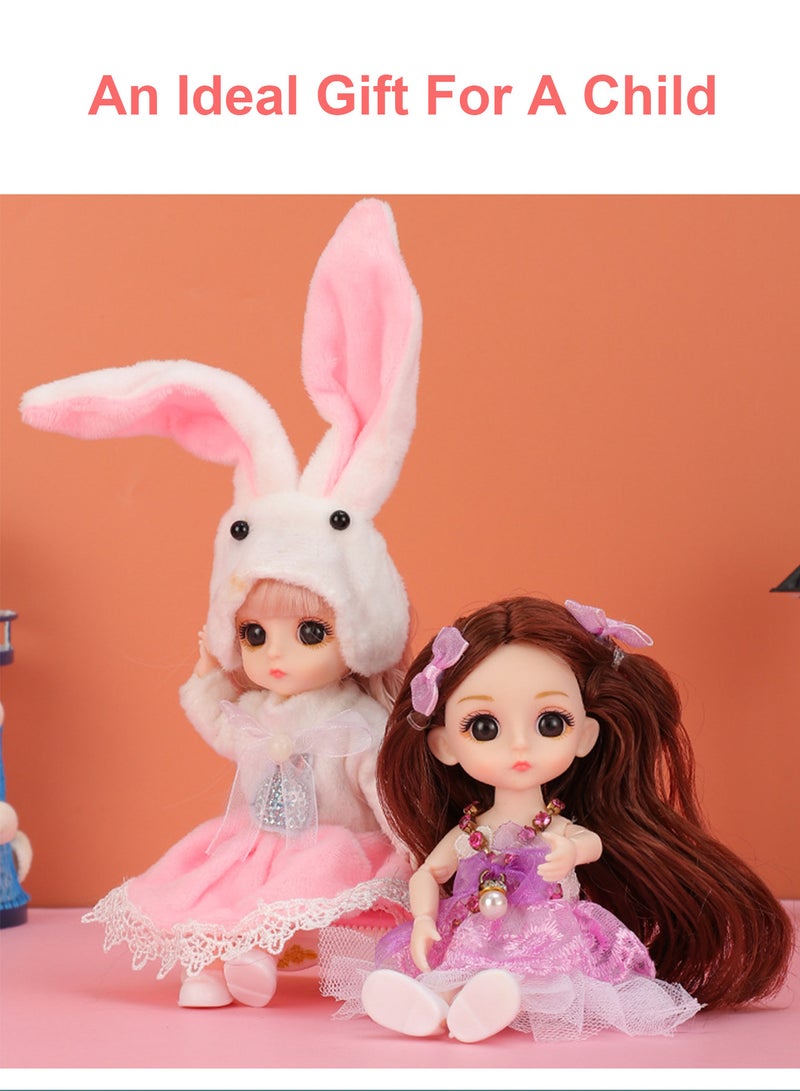 Splendors 6 Pieces Dolls Beautiful Cute Girls Figure Doll Set Action Figures Decorations Gift For Kids - Image 5