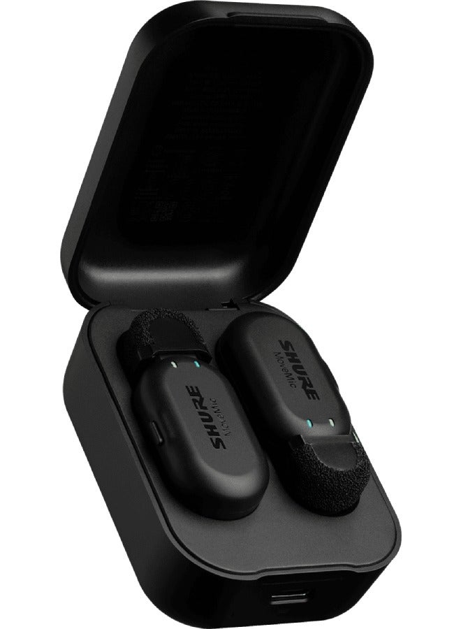 شور سماعات Shure MV-TWO-Z6 اللاسلكية للهاتف وحافظة الشحن - Image 2
