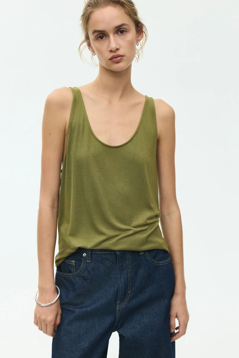 H&M Scoop-neck vest top