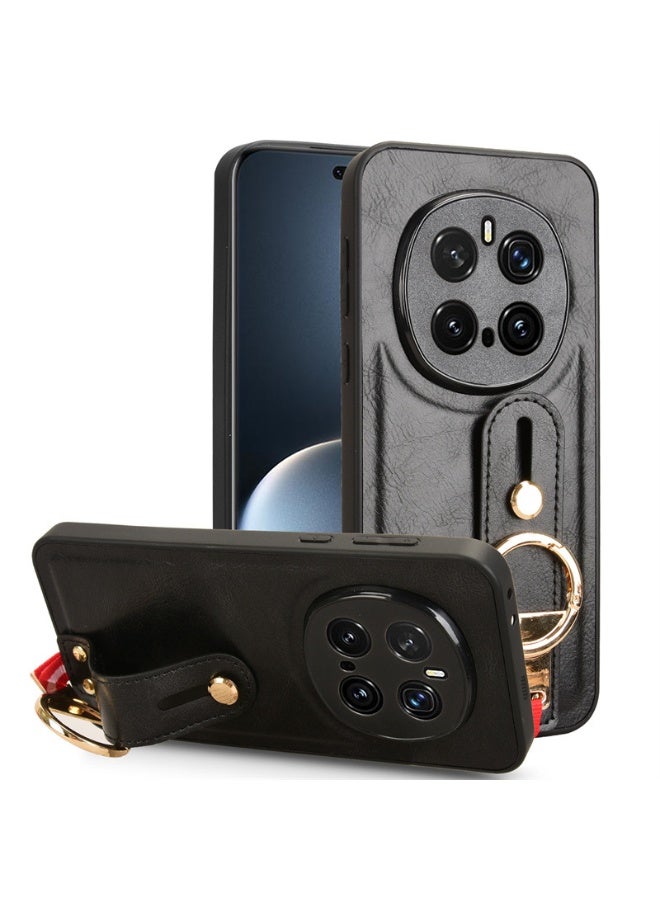 general Phone Case for Honor Magic 7 5G Case Ultra-thin Dermatoglyph Phone Case,  Wrist Strap Ring Phone Case, Case for Honor Magic 7 5G Beer Bottle Opener - Image 1