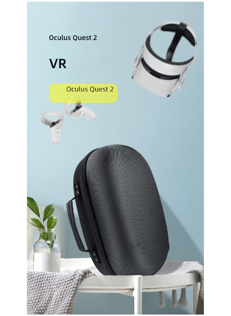 YONK Carrying Case For Oculus Quest 2 Hard Travel Case For  VR Headset And  Accessories Black1  - Image 3