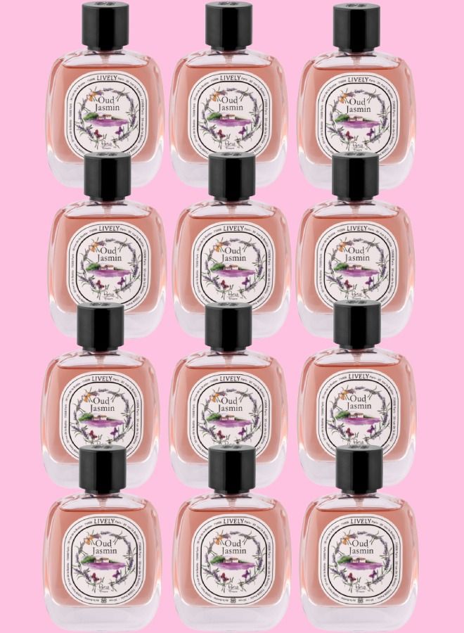 Lively 12 Pieces Oud Jasmin Perfume 100ml EDT - Image 1