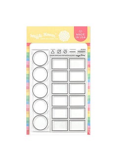 Waffle Flower Color Swatches For Watercolors Photopolymer Clear Stamps Including Swatch Charts And Grids For Staining Granulation And Transparency Studies & Icons For Lightfast Rating & Pigment 