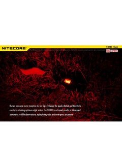 نايت كور مصباح سلسلة مفاتيح Nitecore Thumb 85 Lumens قابل لإعادة الشحن عبر USB باللونين الأبيض والأحمر - مصباح عمل قابل للإمالة مع مشبك وكابل شحن USB من LumenTac  - Image 5