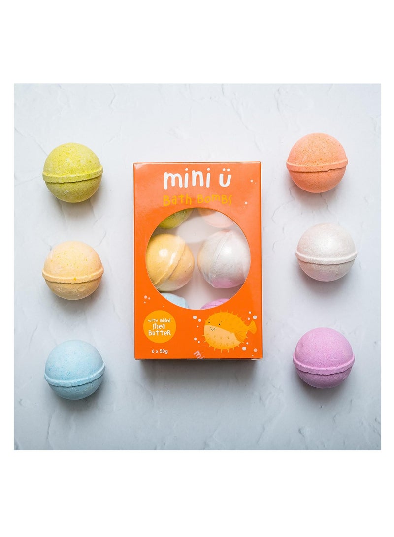 Mini U Bath Bombs in Single Package for Kids - Bath Fizzers, Gifts for Children, Vegan & Cruelty Free - Ideal Birthday Gift for Kids (Orange) - Image 3