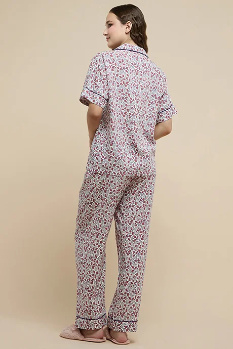 أر أند بي Printed Pyjama Set