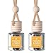 CE Craft Co Hanging Car Air Freshener Diffuser 2 Pack Long Lasting Fragrance Oil Car Freshener Glass Bottle Auto Air Freshener Made in USA Pistachio Salted Caramel - Image 2