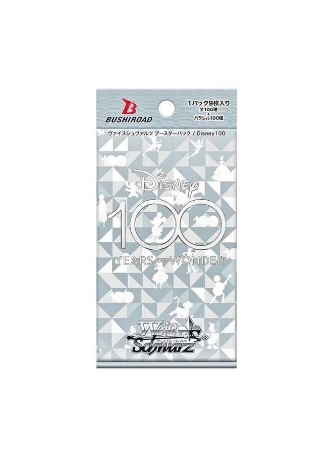 Bushiroad [Bonus] Weiss Schwarz Disney 100 Booster Pack, Box Of 16 Packs  - Image 2