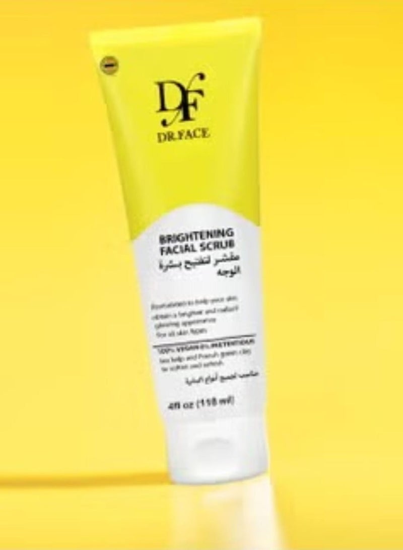 دكتور فيس مقشر تايلاندي لتفتيح بشرة الوجة نباتي بنسبة 100% من عشب البحر والطين الأخظر الفرنسي لتنعيم البشرة وتجديدها ومناسب لجميع أنواع البشرة 118 مل - Image 2