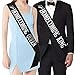TTCOROCK "Homecoming King" and"Homecoming Queen" Sashes - Homecoming Party Prom Sashes School Party Accessories, Black - Image 2