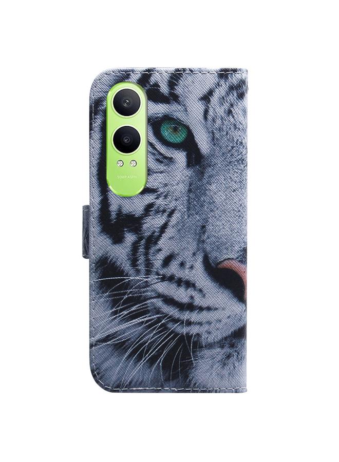 اس-توب جراب هاتف OnePlus Nord CE4 Lite من الجلد القابل للطي برسومات ملونة - Image 3