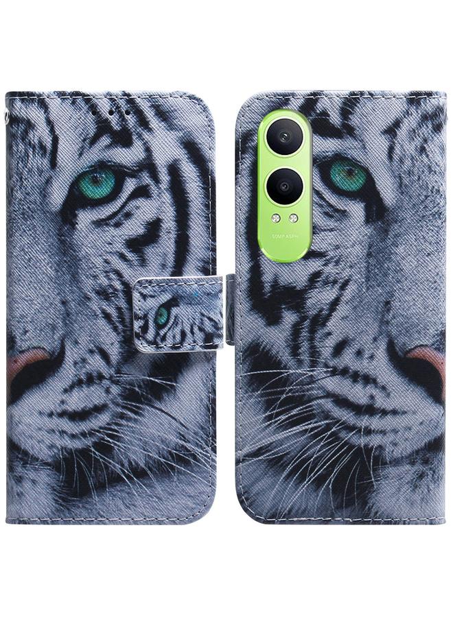 اس-توب جراب هاتف OnePlus Nord CE4 Lite من الجلد القابل للطي برسومات ملونة - Image 1