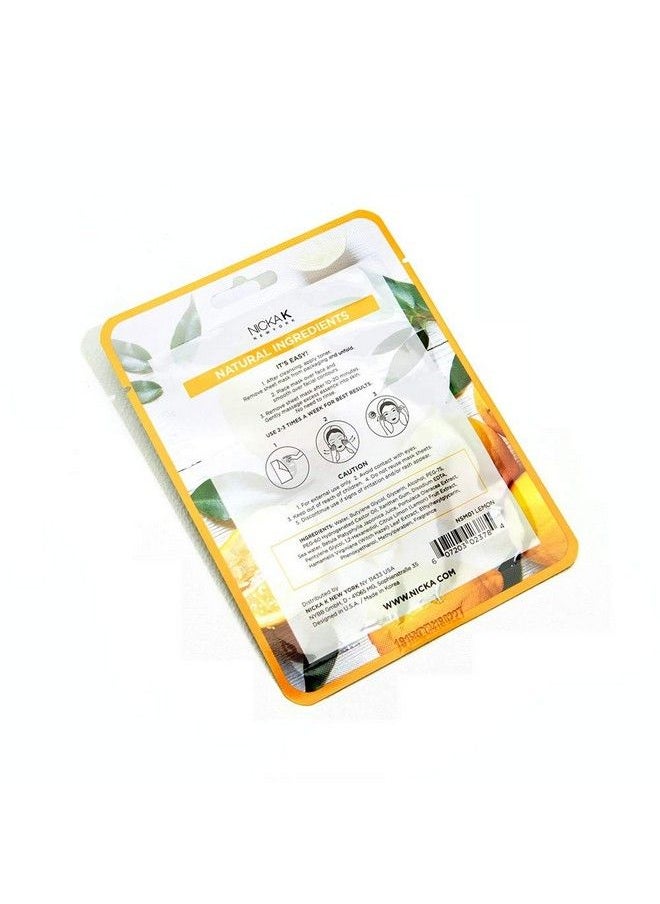 Nicka K Kbeauty Detoxifying Lemon Facial Sheet Mask  - Image 4