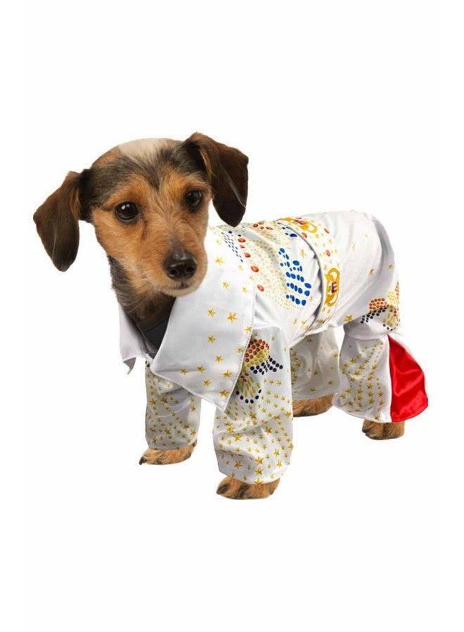 جمبسوت روبيز إلفيس للحيوانات الأليفة للحفلات ذات الطابع الخاص وعيد الهالوين، كما هو موضح، مقاس متوسط