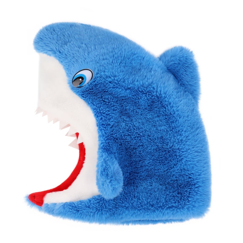 Cartoon Shark Plush Headband Party Hat - Image 3