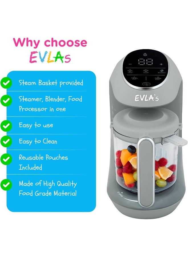 إيفليز Baby Food Maker Baby Food Processor Blender Grinder Steamer - Image 2